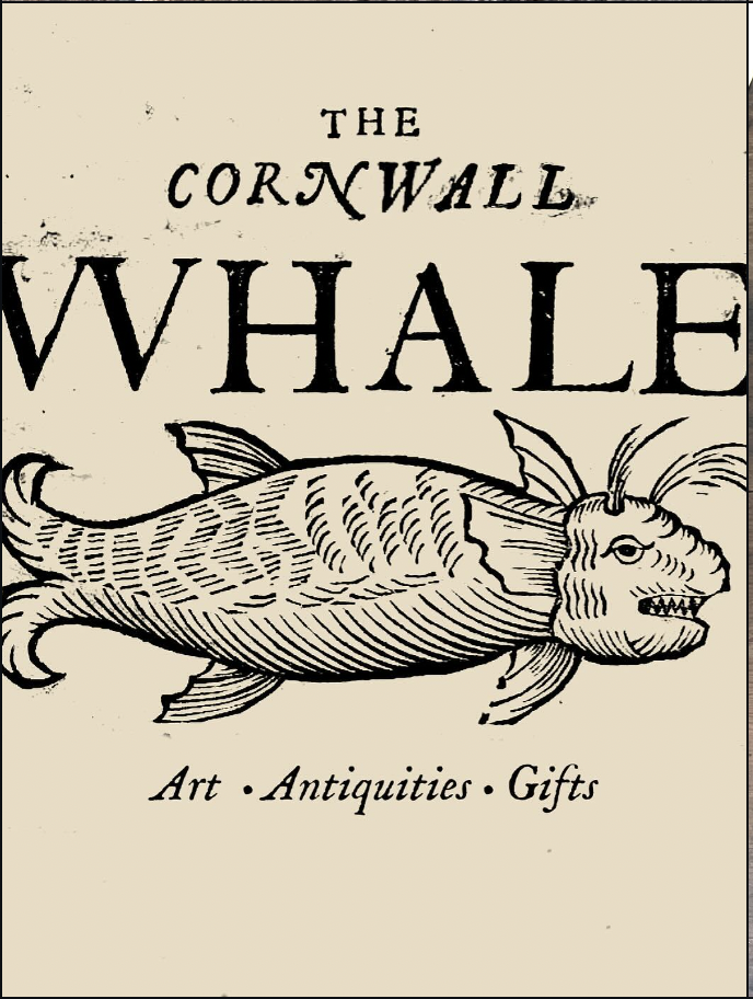 cornwall whale ancient with fish whale latin description